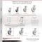 Service Caster 5 Inch Kingpinless V Groove Semi Steel Wheel Caster Brakes 2 Rigid SCC, 2PK SCC-KP30S520-VGR-SLB-2-R-2 - alternate 3
